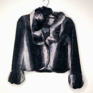 Nordstrom Sara Sara shawl Collar Faux Fur Jacket